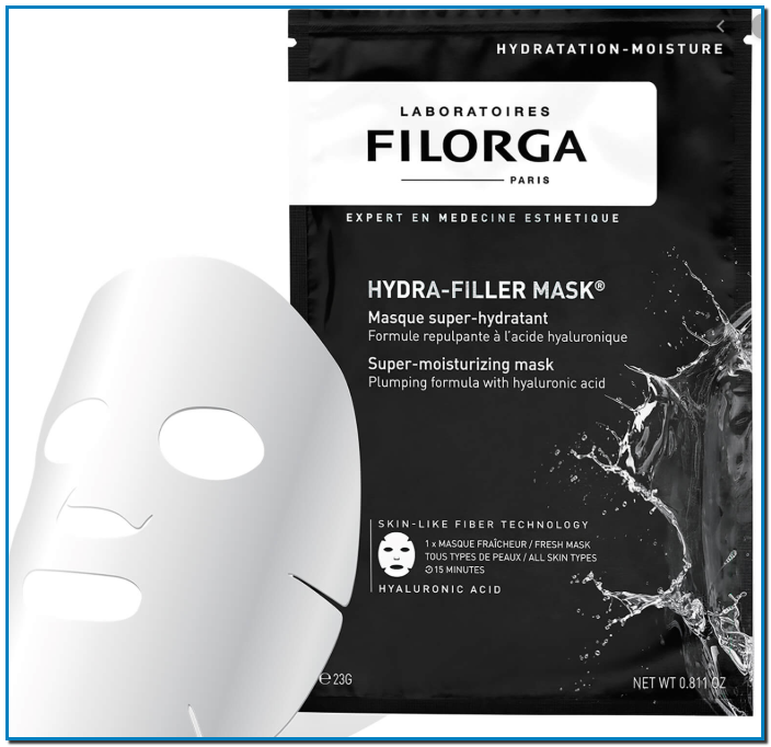Acheter HYDRA-FILLER MASK a Farmacia de les Pistes Masque Super-Hydratant Formule Repulpante à l'Acide Hyaluronique