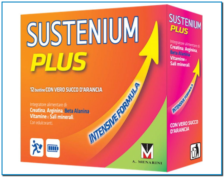 Acheter Menarini Sustenium plus Complément alimentaire le choc ENERGISSANT avec le nouveau SUSTENIUM PLUS